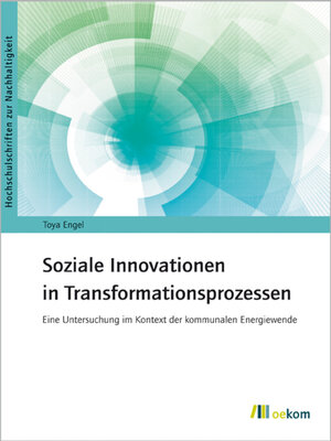 cover image of Soziale Innovationen in Transformationsprozessen